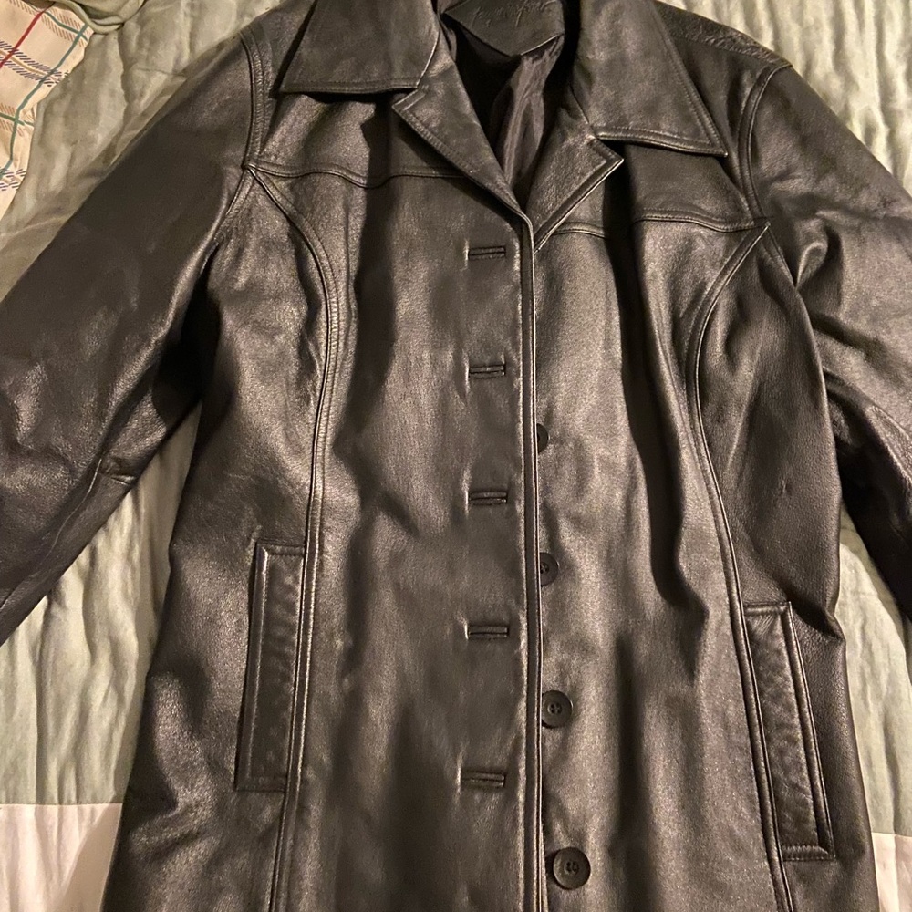 Jaqueline ferrar leather jacket.  Size XL